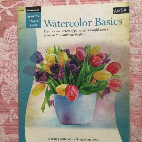 Lot of 6 art books Water Foster coffee table books learn how to draw & paint - Picture 8 of 13